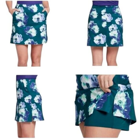 Lady Hagen Women's Magnolia Print Skort SIZE-4 - Picture 2 of 10